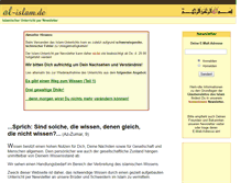 Tablet Screenshot of al-islam.de